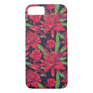 Flowers And Hummingbirds Case-Mate iPhone Case