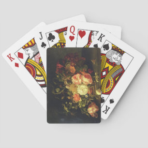 Flowers and Insects, 1711 (oil on panel) Playing Cards