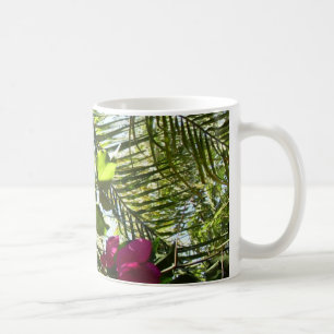 Flowers and Palm Tree Coffee Mug
