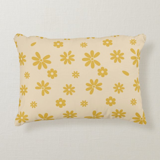 Flowers and Petals 11 Accent Pillow (Front)