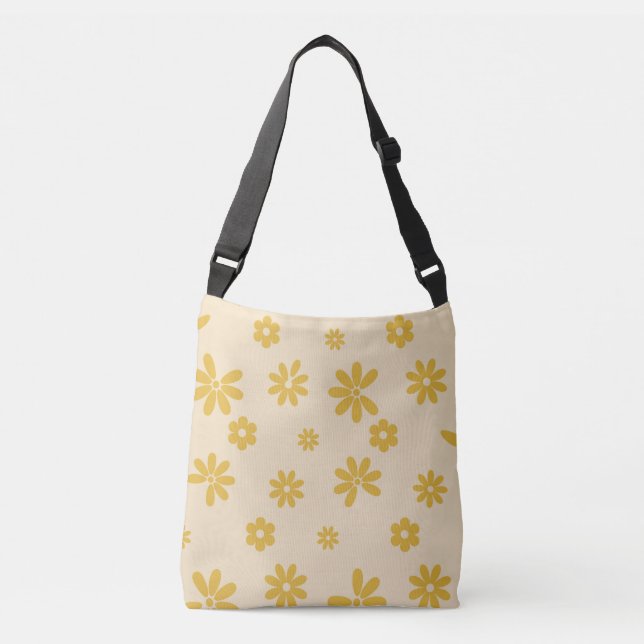 Flowers and Petals 11 Crossbody Bag (Front)