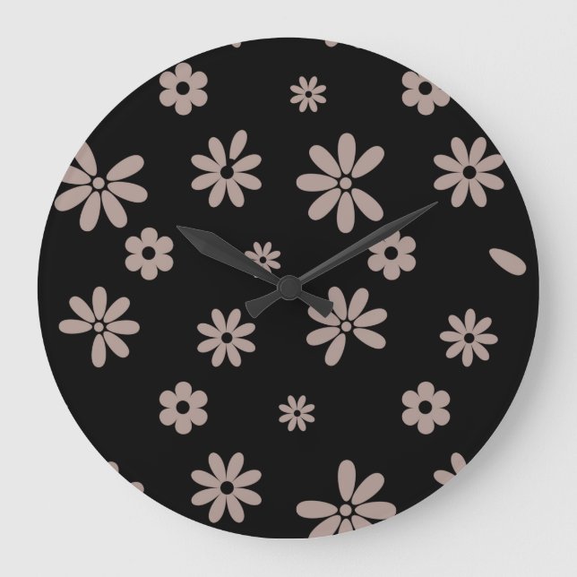 Flowers and Petals 14 Large Clock (Front)