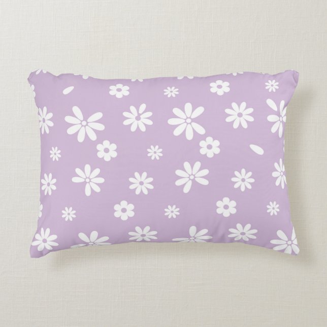 Flowers and Petals 9 Accent Pillow (Front)