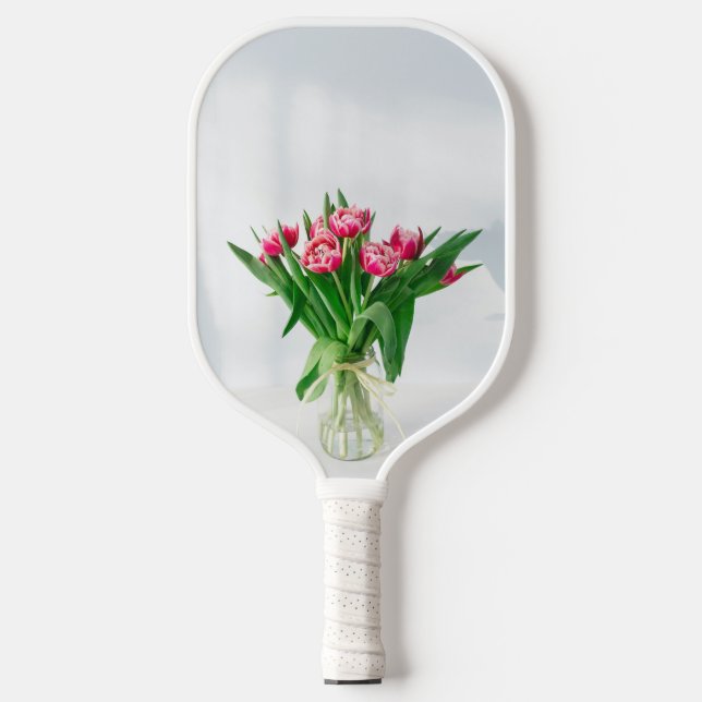 FLOWERS AND PICKLEBALL PICKLEBALL PADDLE (Front)