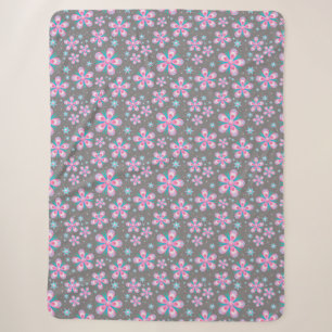 flowers and stars blanket
