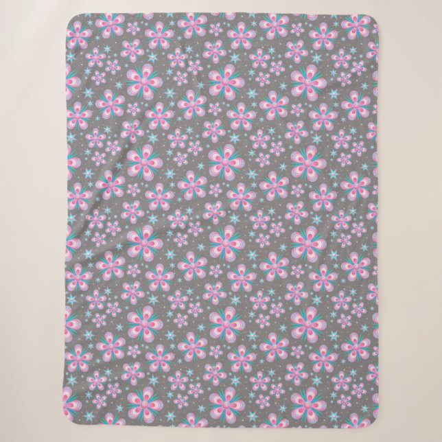 flowers and stars blanket (Front)