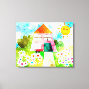 Flowers and Sunshine Canvas Print