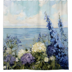 Flowers and the Sea Painting