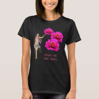 Flowers Are God's Smiles Inspirational Dark