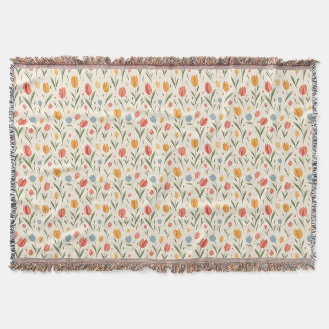 Flowers Are Love’s Truest Language Throw Blanket (Front)