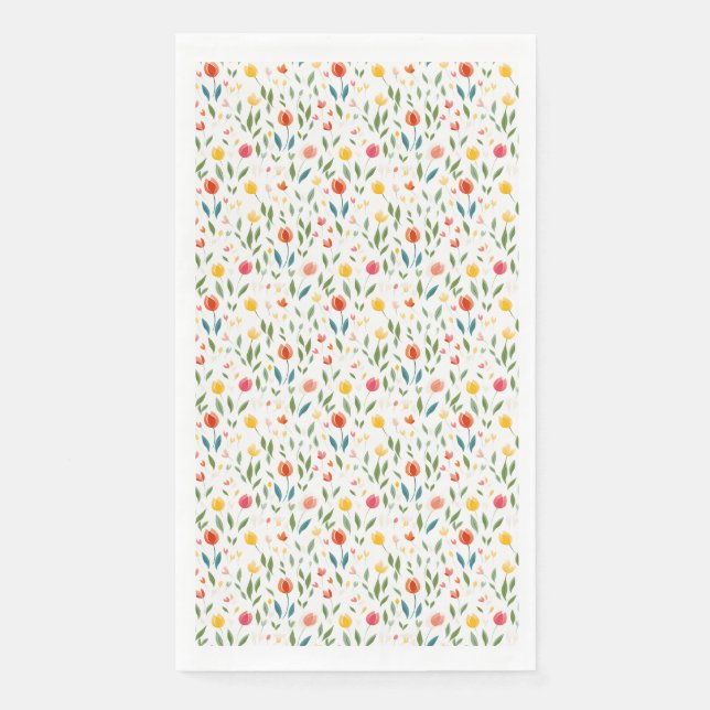 Flowers Are The Art Of Nature Napkin (Front)