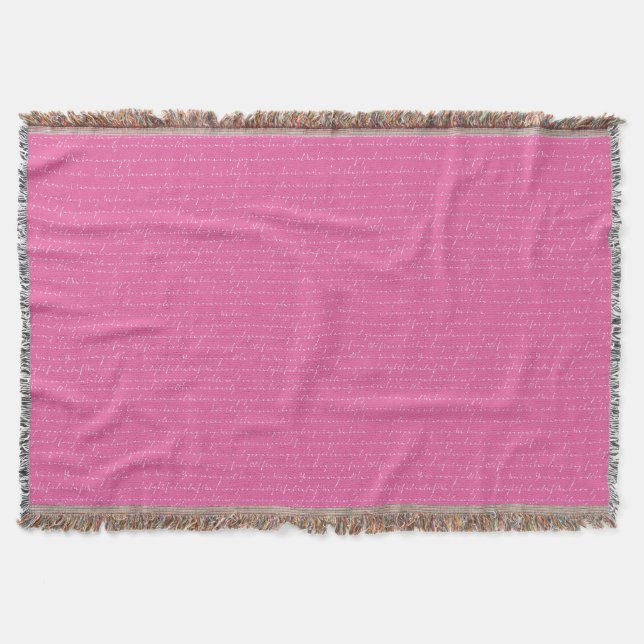 Flowers Are The Msic Of The Ground Throw Blanket (Front)