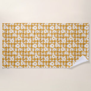 Flowers Are The Music Of The Ground Beach Towel