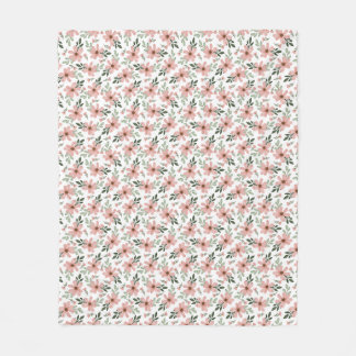 Flowers Are The Music Of The Ground Fleece Blanket