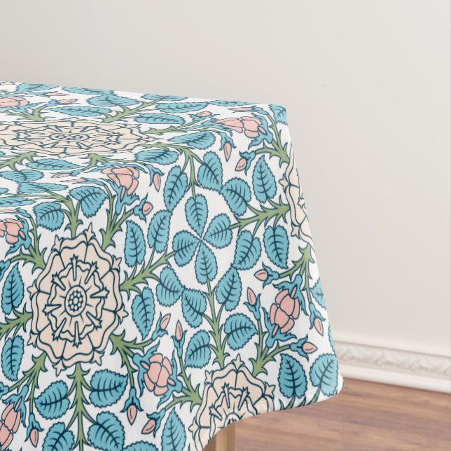 Flowers,art nouveau ,William Morris style     Tablecloth (In Situ)