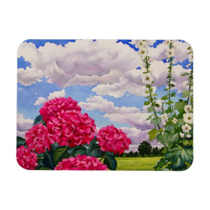 Flowers at the edge of a meadow 2008 magnet