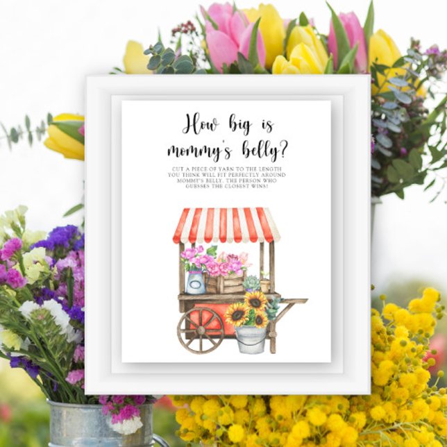 Flowers baby - how big is mommy's belly game poster (Creator Uploaded)