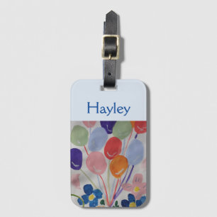 Flowers & Balloons  Luggage Tag