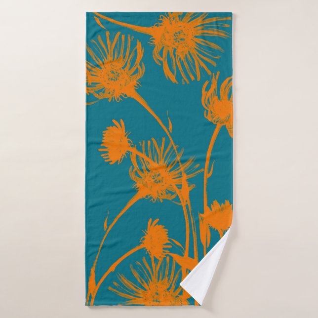 Flowers Bath Towel Set (Bath Towel)