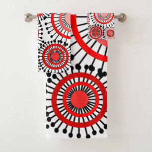 Flowers  bath towel set