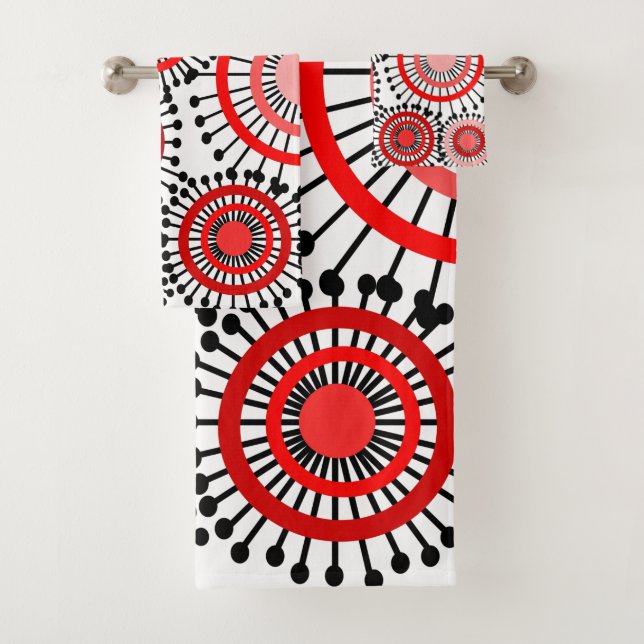 Flowers  bath towel set (Insitu)