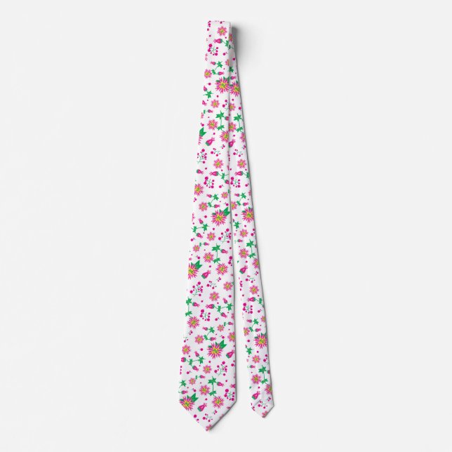 Flowers & Berries Tie (Front)