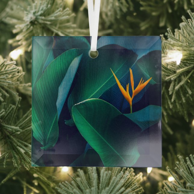 Flowers | Bird of Paradise Glass Ornament (Insitu)