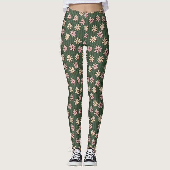 Flowers Bloom For Their Own Joy Leggings (Front)