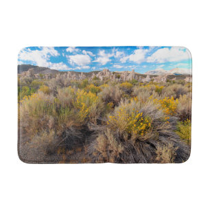 Flowers   Blooming Sagebrush California Bath Mat