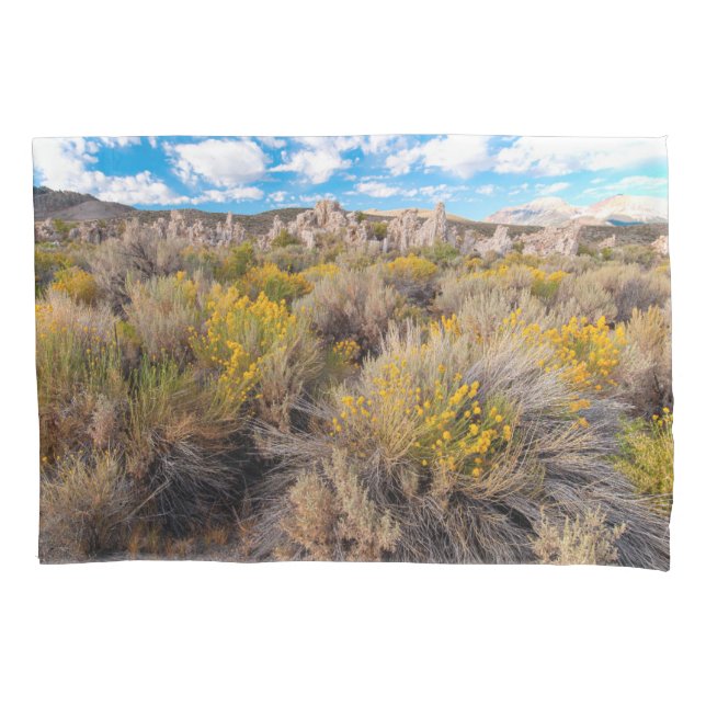 Flowers | Blooming Sagebrush California Pillowcase (Front)
