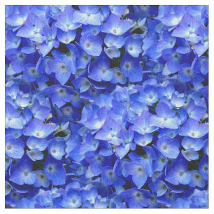 Flowers blue hydrangea plant  pattern template fabric