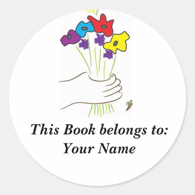 Flowers, Book Label (Front)