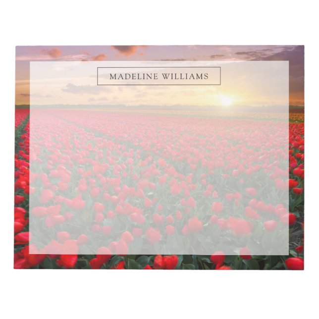 Flowers | Botanical Garden Holland Notepad (Front)