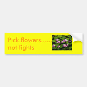 Flowers Bumper Sticker