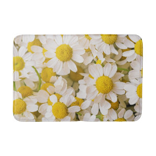 Flowers Bunch of Chamomiles Bath Mat