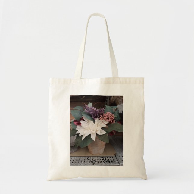 flowers bunch tote bag (Front)