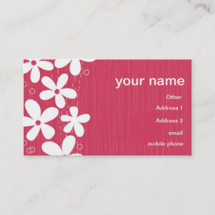 flowers business card