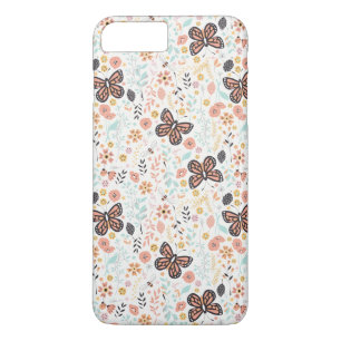 Flowers Butterflies And Bees Case-Mate iPhone Case