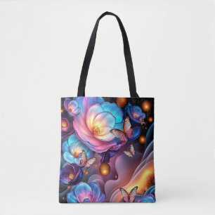 Flowers & Butterflies Tote Bag