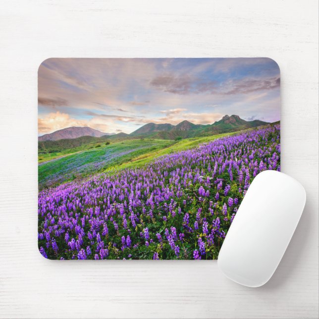 Flowers | California Wildflowers Mouse Pad (With Mouse)
