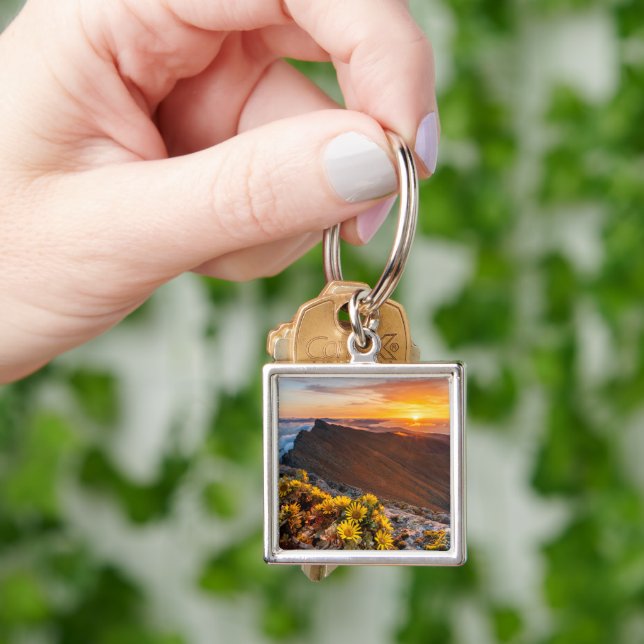 Flowers | Canary Islands, Spain Keychain (Hand)