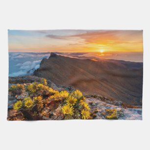 Flowers Canary Islands, Spain Kitchen Towel