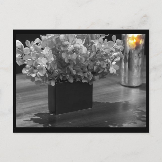 Flowers & Candles Postcard (Front)