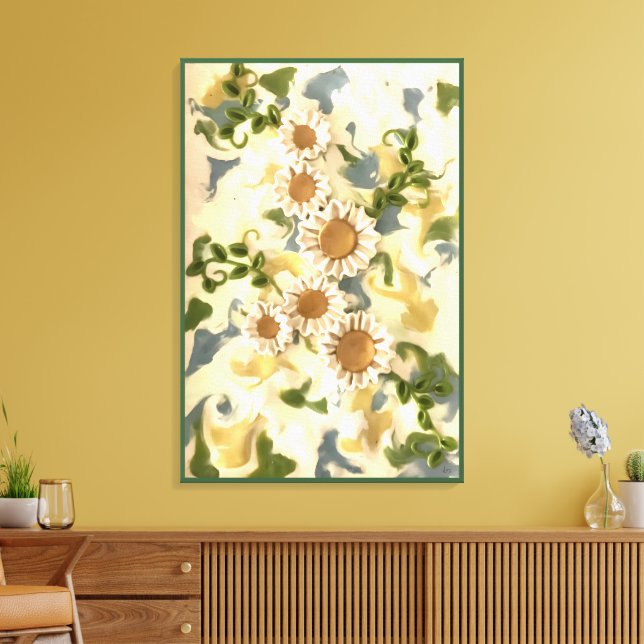 Flowers Canvas Print (Insitu(LivingRoom))
