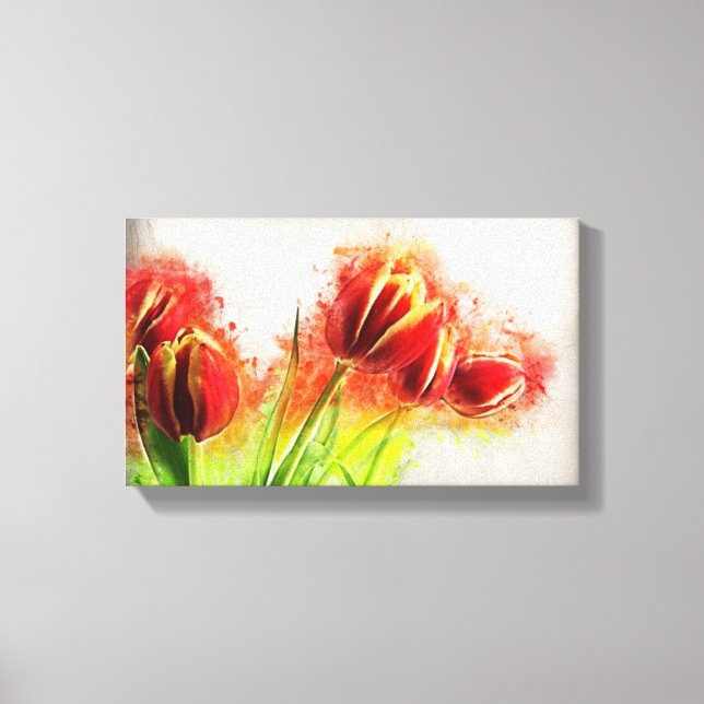 Flowers Canvas Print (Front)