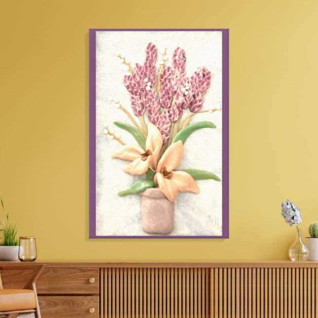 Flowers Canvas Print (Insitu(LivingRoom))