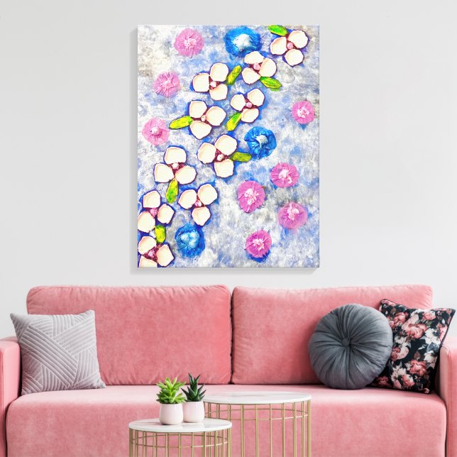 Flowers Canvas Print (Insitu(LivingRoom))