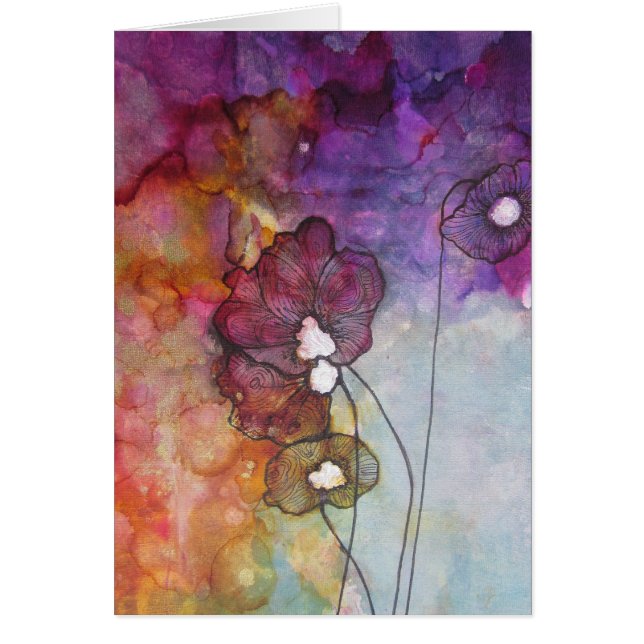 Flowers card (Front)