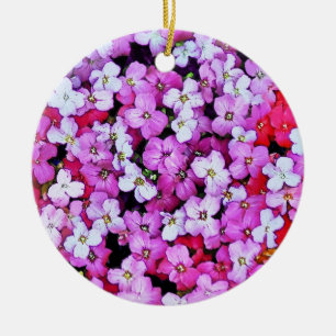 FLOWERS CERAMIC ORNAMENT