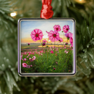 Flowers Chiang Rai Province, Thailand Metal Ornament